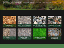 Tablet Screenshot of outdoorsolutionslandscaping.com